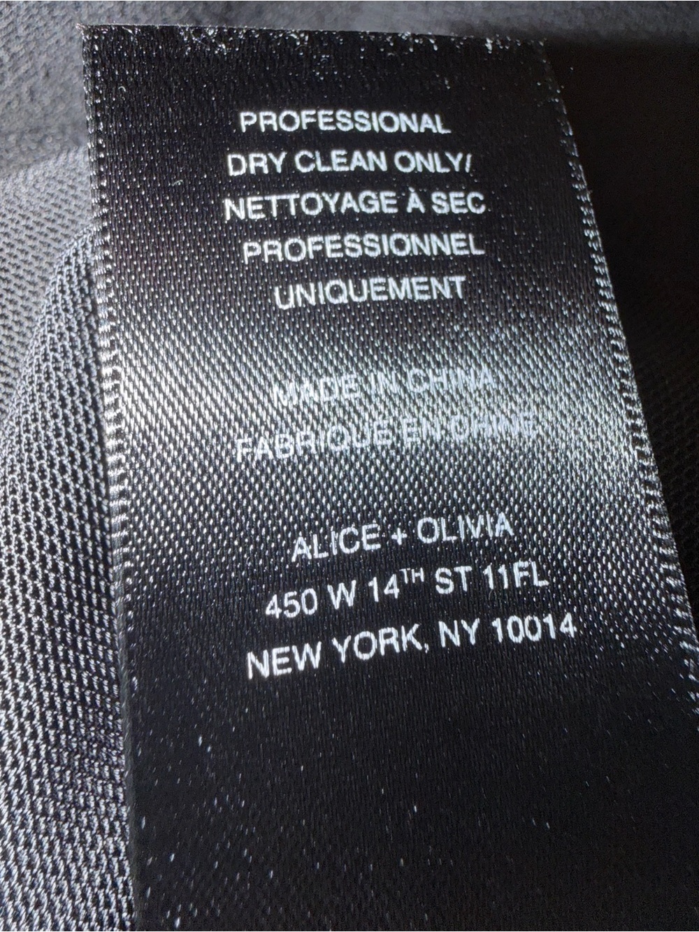 ALICE + OLIVIA Black Pencil Skirt White Waist Panels Designer S Classic Work - Picture 6 of 6